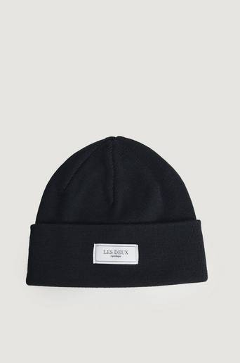 Les Deux MÖSSA Merino Patch Beanie Svart