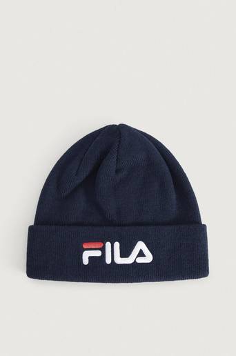 FILA Mössa Unisex Beanie linear logo Svart