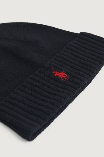 Polo Ralph Lauren Mössa Merino Wool hat Svart