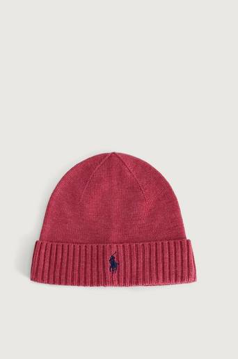 Polo Ralph Lauren Mössa Merino Wool hat Röd