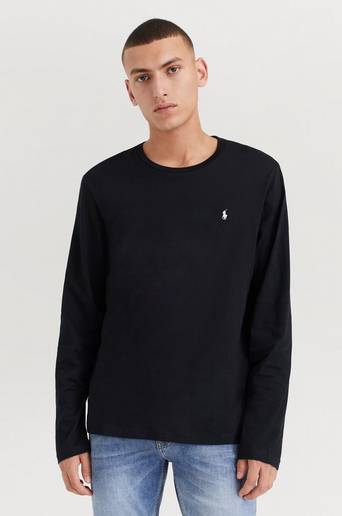 Polo Ralph Lauren Tröja L/S Jersey Crew Neck Svart