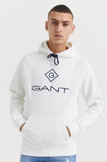 Gant Hoodie D1 Gant Lock-Up Hoodie Vit