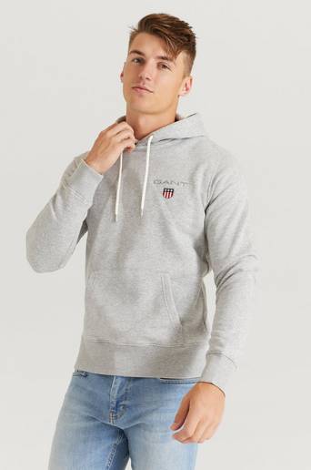 Gant Hoodie Medium Shield Hoodie Grå