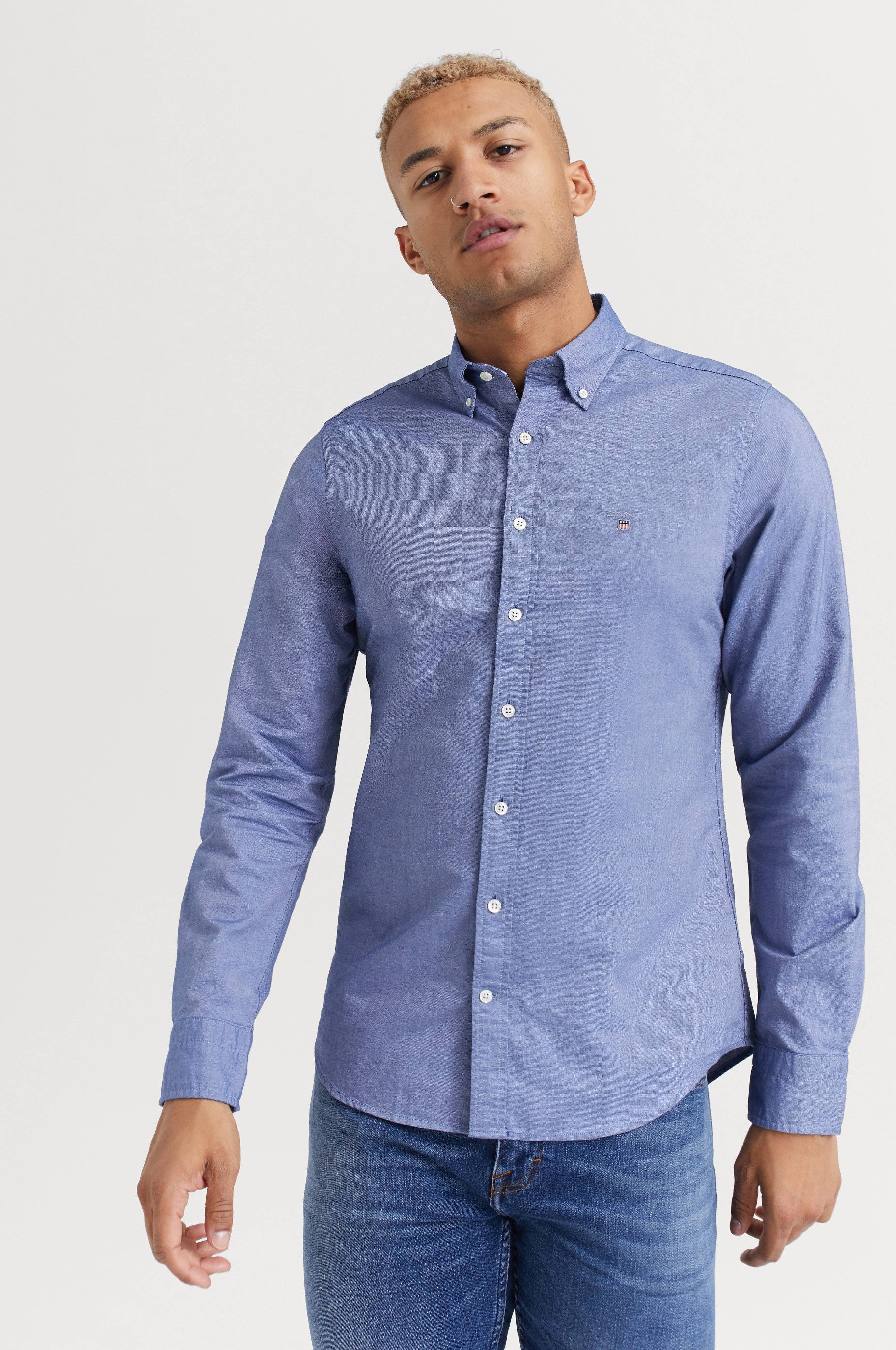 Gant The Oxford Shirt X-Slim Bd Skjortor Blue