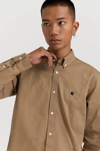 Carhartt WIP Skjorta L/S Madison Shirt Natur