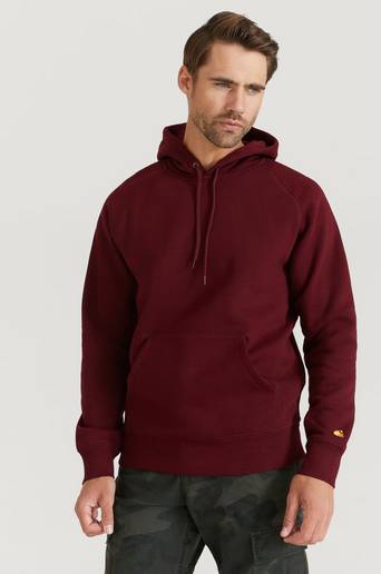 Carhartt WIP Hoodie Hooded Chase Sweat Röd