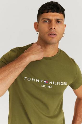 Tommy Hilfiger T-Shirt Tommy Logo Tee Grön