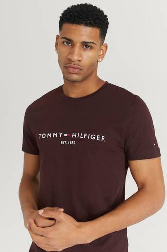 Tommy Hilfiger T-Shirt Tommy Logo Tee Brun