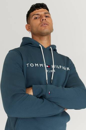 Tommy Hilfiger Hoodie Tommy Logo Hoody Blå