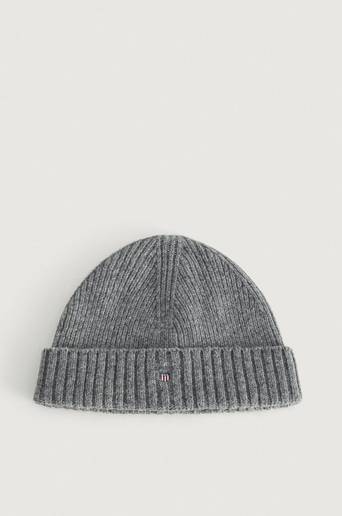 Gant Mössa Wool Lined Beanie Grå