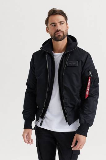 Alpha Industries JACKA MA-1 D-Tec Svart