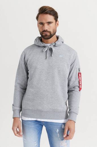 Alpha Industries HUVTRÖJA X-fit Hoody Grå