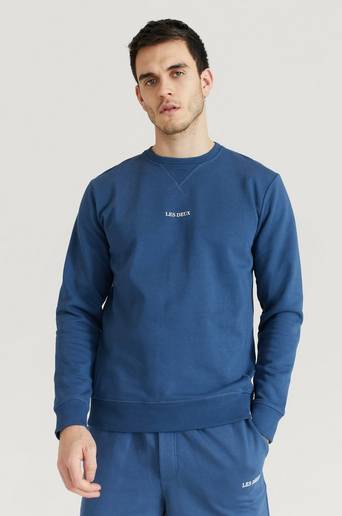 Les Deux Sweatshirt Lens Blå