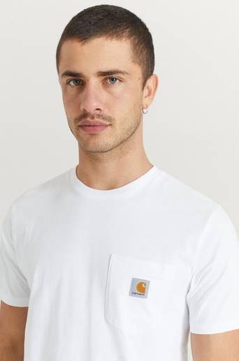 Carhartt WIP T-Shirt S/S Pocket T-Shirt Vit