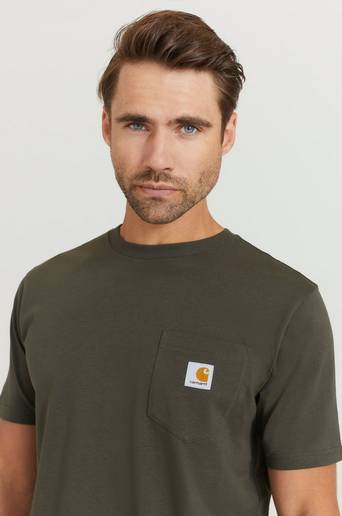 Carhartt WIP T-Shirt S/S Pocket T-Shirt Grön