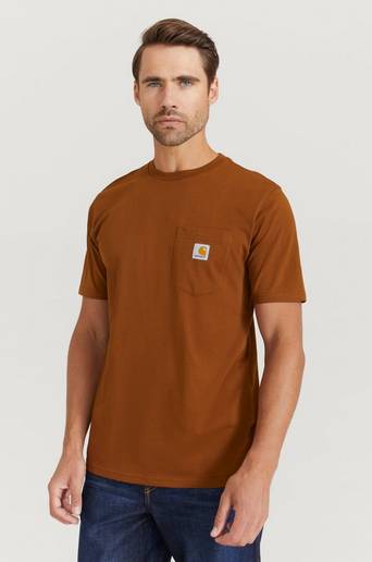 Carhartt WIP T-Shirt S/S Pocket T-Shirt Brun