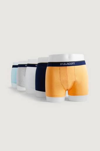 Lyle & Scott Boxerkalsonger Jackson 5-pack trunk Multi