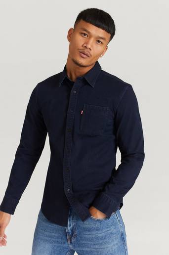 Levi's Skjorta Sunset 1 Pkt Slim Angelo Svart