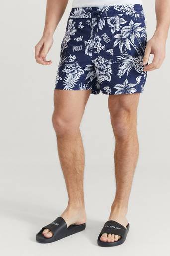 Polo Ralph Lauren Badshorts Slim Traveller Short Print Blå