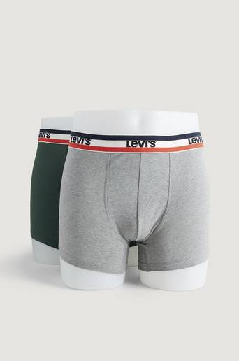 Levi's Boxerkalsonger Boxer Brief 2-pack Grön