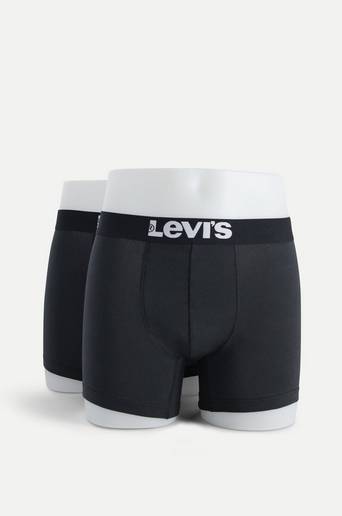 Levi's 2-Pack Boxerkalsonger Levi's Men Solid Basic Boxer 2P Svart