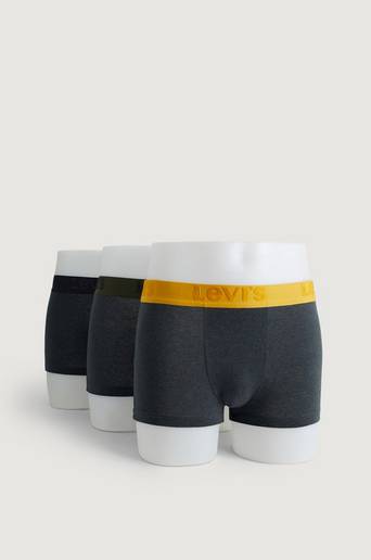 Levi's 3-Pack Boxerkalsonger Levis Men Premium Trunk Grå