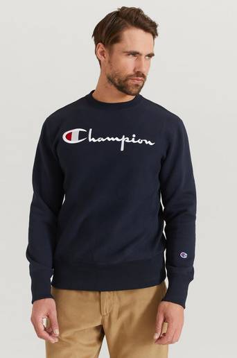 Champion Reverse Weave Sweatshirt Crewneck Sweatshirt Blå