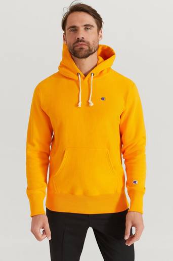 Champion Reverse Weave Hoodie Hooded Sweatshirt Orange