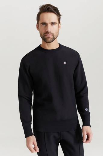 Champion Reverse Weave Sweatshirt Crewneck Svart