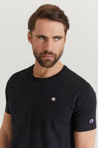 Champion Reverse Weave T-Shirt Crewneck Svart