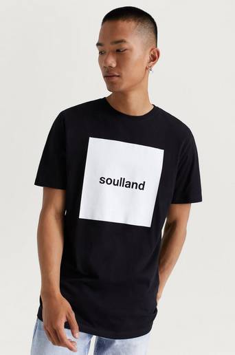 Soulland T-Shirt Logic Fall Mason T-shirt Svart