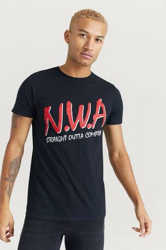 Rock Off T-shirt N.W.A Tee Svart