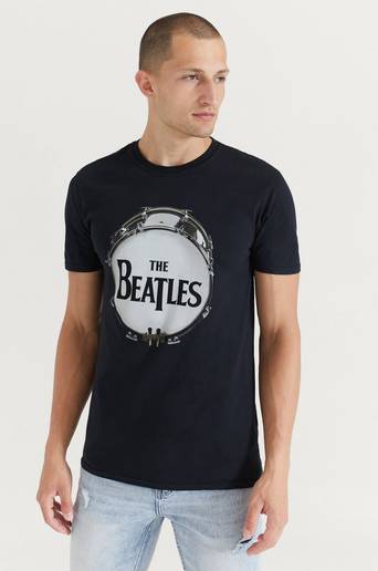 Rock Off T-shirt The Beatles Tee Svart