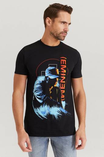 Rock Off T-shirt Eminem Tee Svart