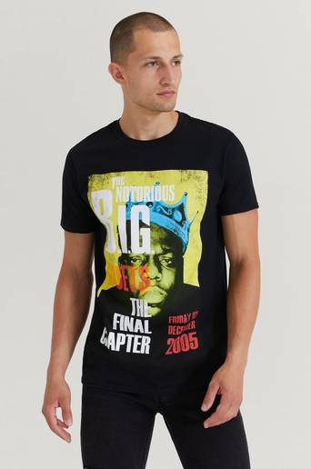 Rock Off T-shirt Biggie Smalls Tee Svart