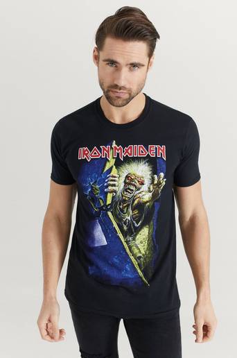 Rock Off T-shirt Iron Maiden Tee Svart