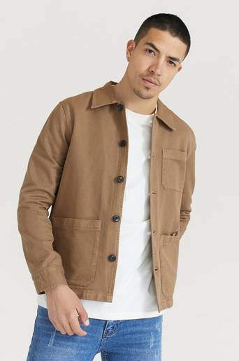 Nudie Jeans Jacka Barney Worker Jacket Brun