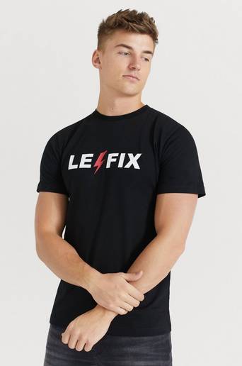 Le Fix T-Shirt LF Lightning Tee Svart
