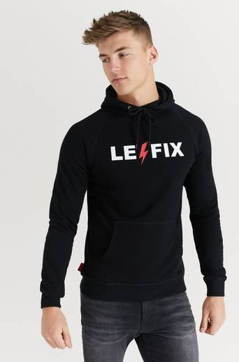 Le Fix Hoodie LF Lightning Hood Svart