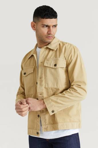 Nudie Jeans Overshirt Colin Utility Overshirt Brun