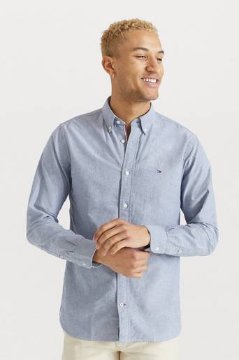 Tommy Hilfiger Skjorta Organice Oxford Shirt Blå
