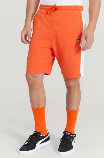 Lyle & Scott Shorts Side Panel Sweat Shorts Orange