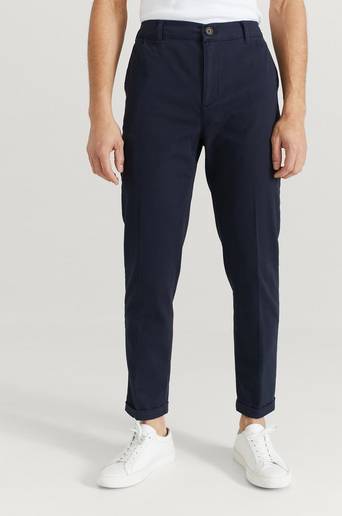 Les Deux Byxor Pascal Elastic Waist Pants Blå