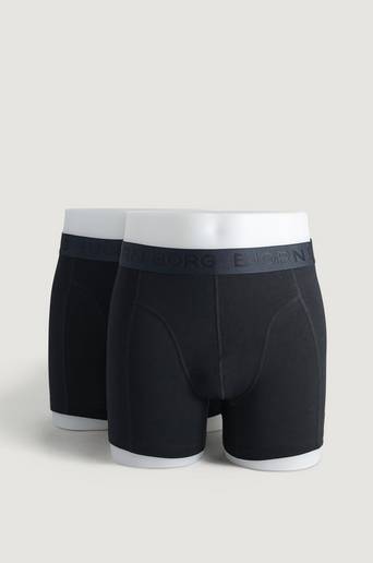 Björn Borg Boxerkalsonger Sammy Solids 2-pack Svart