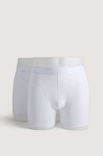 Björn Borg Boxerkalsonger Sammy Solids 2-pack Vit