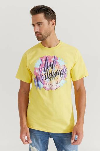 HUF T-Shirt Always & Forever S/S Tee Gul