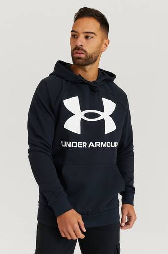 Under Armour Huvtröja UA Rival Fleece Big Logo HD. Svart