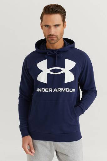 Under Armour Huvtröja UA Rival Fleece Big Logo HD. Blå