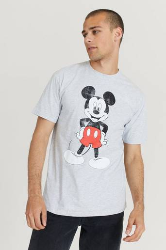 Rock Off T-Shirt Disney Tee Grå