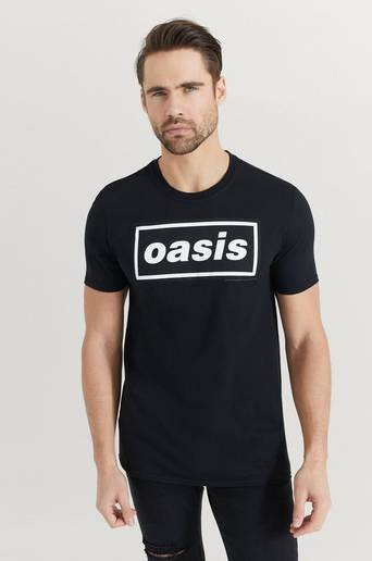 Rock Off T-Shirt Oasis Tee Svart